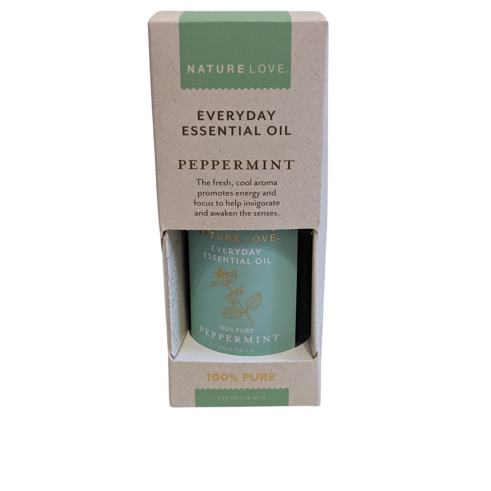 100% Peppermint Essential Oil 4oz by Nature Love